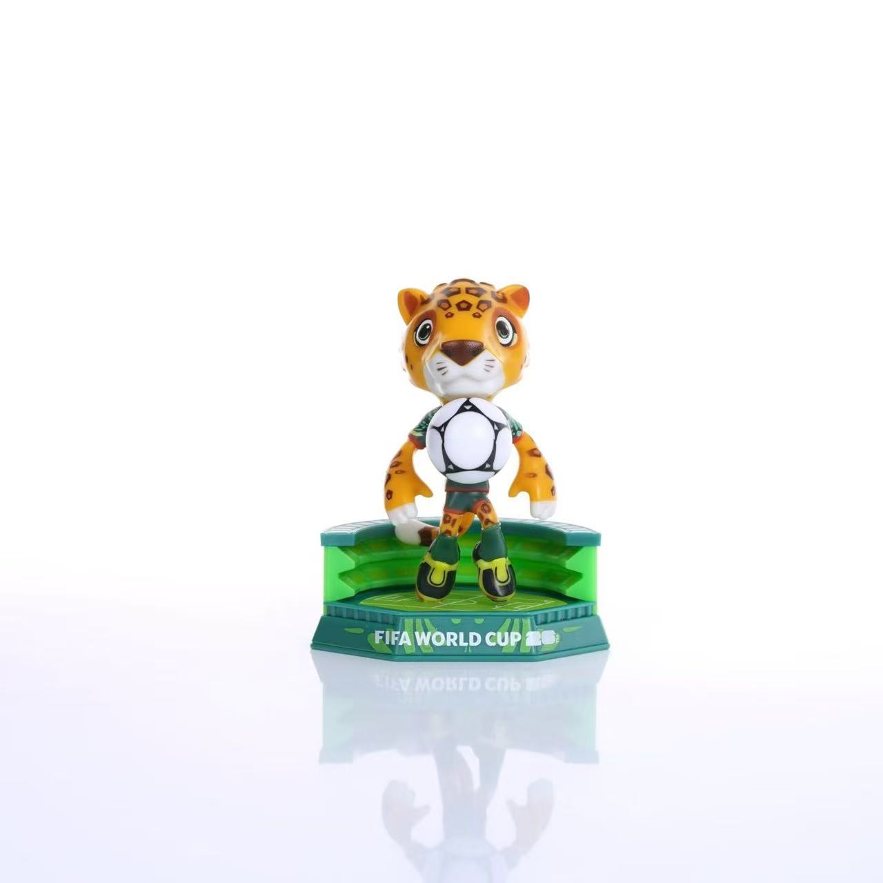 FIFA 2026 World Cup Official Licensed Mascot Figurines Set of 3 (Maple, Zayu & Clutch), Collectable Soccer Figures