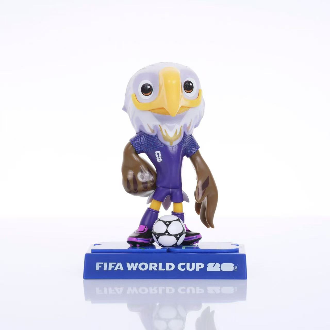 FIFA 2026 World Cup Official Licensed Mascot Figurines Set of 3 (Maple, Zayu & Clutch), Collectable Soccer Figures