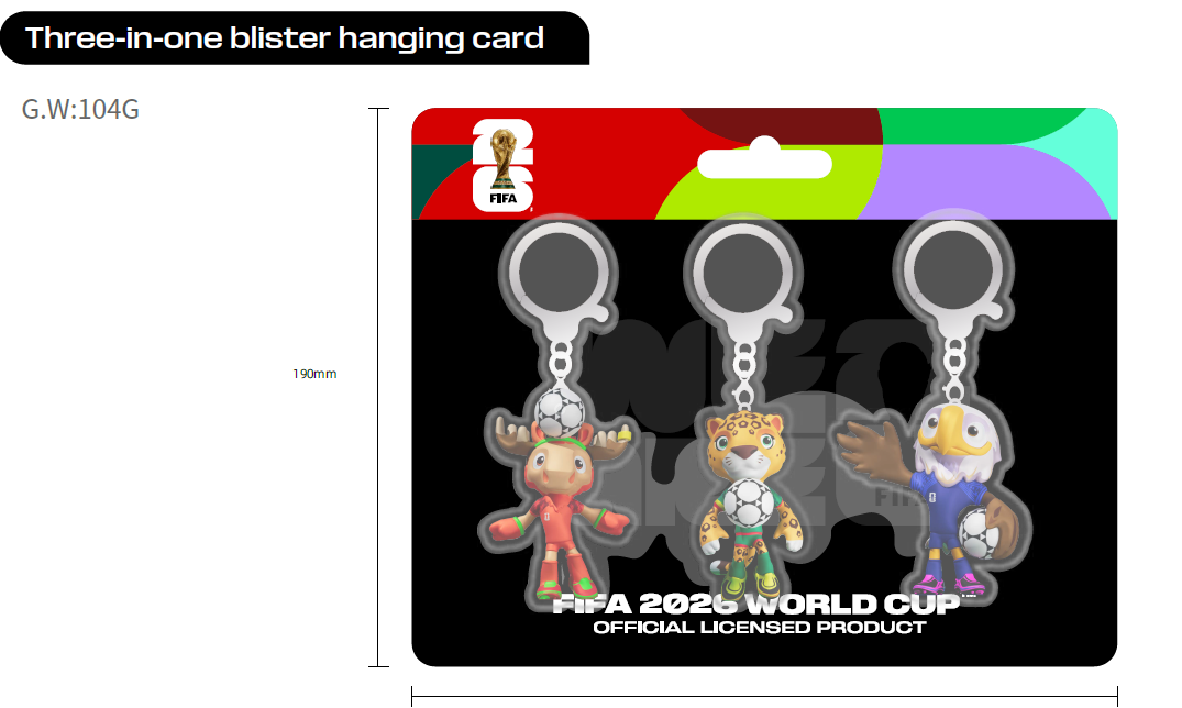 FIFA 2026 World Cup Licensed KEYCHAIN